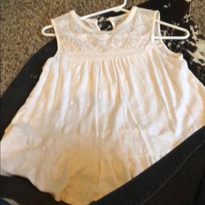 white lucky brand tank